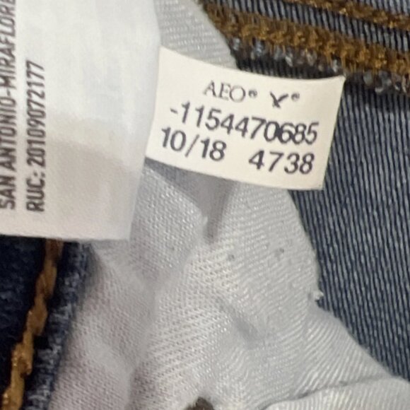 American Eagle Jeans 30x34 Blue Slim Flex Medium Wash Denim - Picture 10 of 11